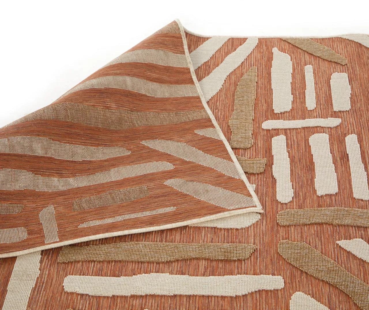 Broyhill Evora Brick Abstract Outdoor Area Rug 4 Broyhill Evora Brick Abstract Outdoor Area Rug - Image 2