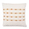 White & Tan Panna Stripe Throw Pillow -Broyhill Sales Store 810590726 A0
