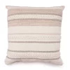 White & Tan Woven Dot Stripe Throw Pillow 1 White & Tan Woven Dot Stripe Throw Pillow -Broyhill Sales Store 810590728 A0