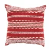 Sable Red & White Stripe Throw Pillow -Broyhill Sales Store 810591272 A0 1