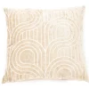 New Beginnings Brown Rice & White Loop Chenille Square Throw Pillow -Broyhill Sales Store 810591653 A0