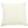 New Beginnings Fog Green & White Arch Chenille Square Throw Pillow -Broyhill Sales Store 810591654 A0