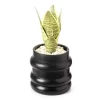 Wild Sedona Artificial Succulent In Black Ribbed Cement Pot 2 Wild Sedona Artificial Succulent In Black Ribbed Cement Pot -Broyhill Sales Store 810601867 A0 1