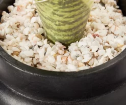 Wild Sedona Artificial Succulent In Black Ribbed Cement Pot 5 Wild Sedona Artificial Succulent In Black Ribbed Cement Pot -Broyhill Sales Store 810601867 A8 2