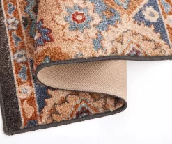 Broyhill Blue & Tan Traditional Floral Accent Rug 12 Broyhill Blue & Tan Traditional Floral Accent Rug -Broyhill Sales Store 810602620 810602619 A8 1