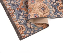 Broyhill Blue & Tan Traditional Floral Accent Rug 14 Broyhill Blue & Tan Traditional Floral Accent Rug -Broyhill Sales Store 810602761 A8 1