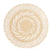 Tan & White Spiral Woven Grass Wall Decor -Broyhill Sales Store 810603849 A0