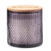 Blooming Magnolia & Lily Purple Geometric Glass Jar Candle, 16 Oz. -Broyhill Sales Store 810604234 A0 1