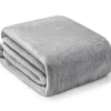Gray Queen/King Plush Velvet Blanket -Broyhill Sales Store 810610368 810609899 A0 1 1