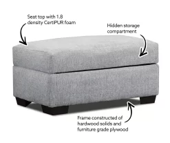 Parkdale Dove Storage Ottoman 9 Parkdale Dove Storage Ottoman -Broyhill Sales Store 810616031 X0 1 1