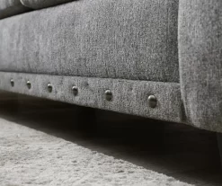 Alexandria Gray Chenille Loveseat -Broyhill Sales Store 810616679 810616680 B0 3 1