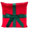 Festive Gathering Red Gift Bow Throw Pillow -Broyhill Sales Store 810616886 A0 1