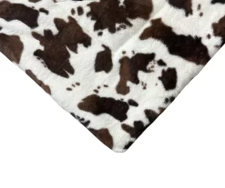 Cream & Brown Cow Print Faux Fur King Comforter -Broyhill Sales Store 810617565 810617566 A8 3