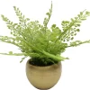 Homeward Artificial Greenery In Gold Cement Pot -Broyhill Sales Store 810620678 A0